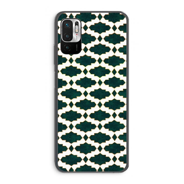 Moroccan tiles: Xiaomi Redmi Note 10 5G Transparant Hoesje