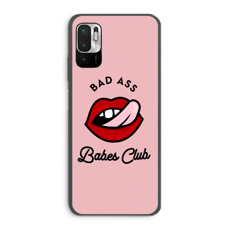 Badass Babes Club: Xiaomi Redmi Note 10 5G Transparant Hoesje