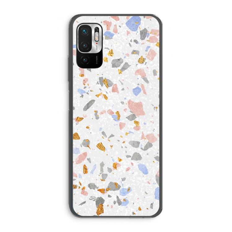 Terrazzo N°8: Xiaomi Redmi Note 10 5G Transparant Hoesje