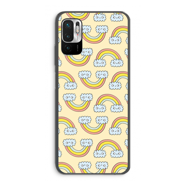 Regenboog: Xiaomi Redmi Note 10 5G Transparant Hoesje