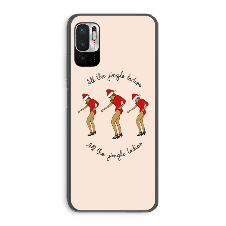 Jingle Ladies: Xiaomi Redmi Note 10 5G Transparant Hoesje