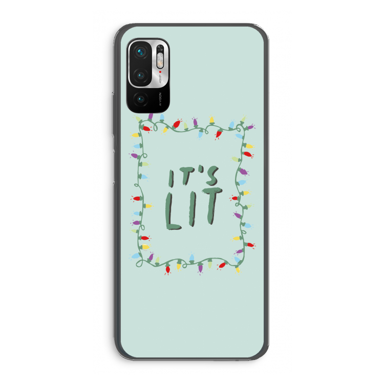 It's Lit: Xiaomi Redmi Note 10 5G Transparant Hoesje