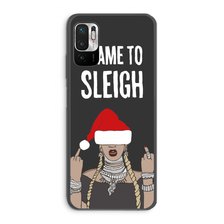 Came To Sleigh: Xiaomi Redmi Note 10 5G Transparant Hoesje