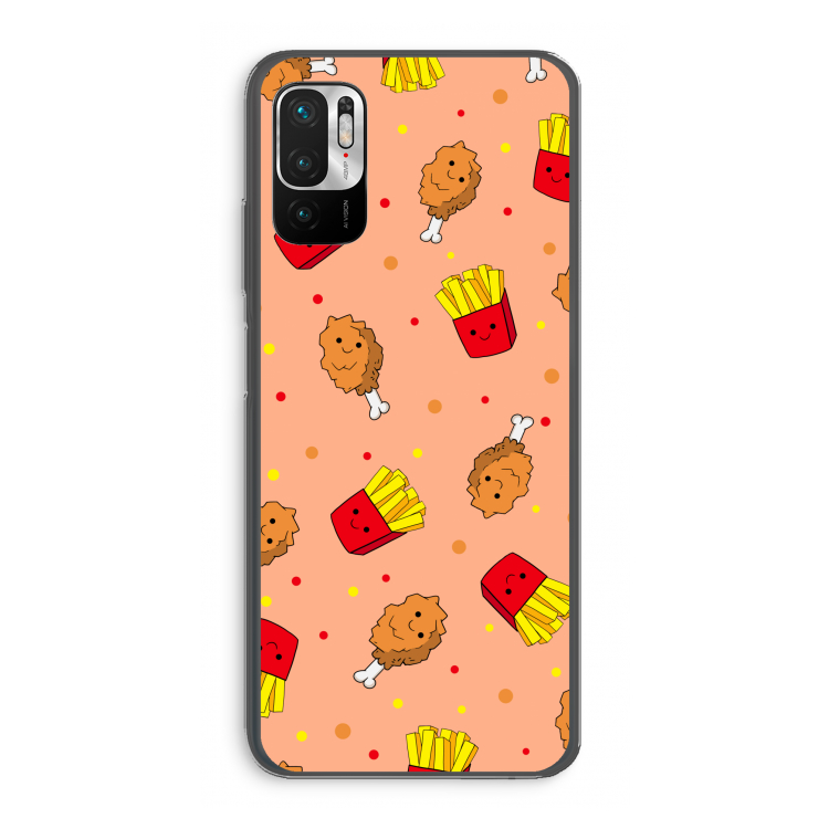 Chicken 'n Fries: Xiaomi Redmi Note 10 5G Transparant Hoesje