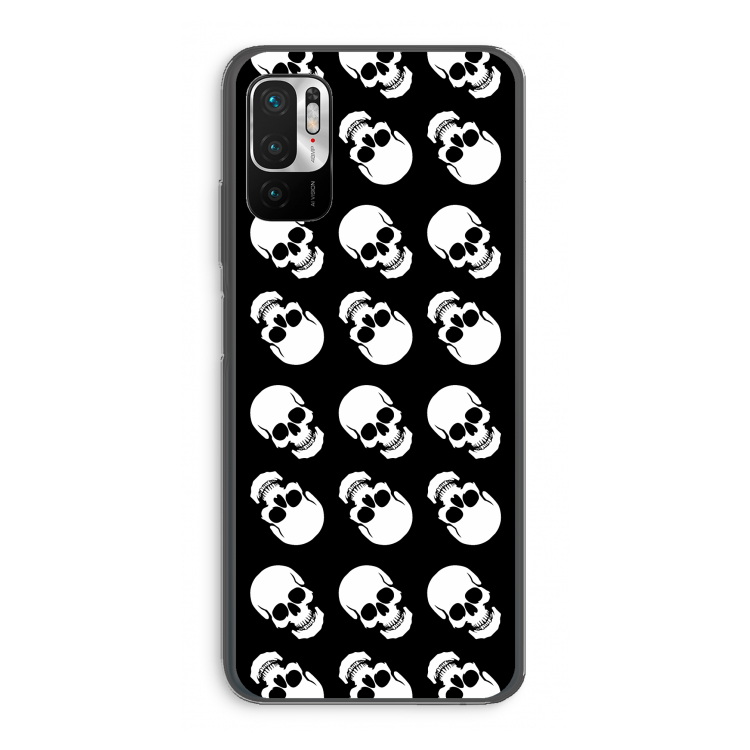 Musketon Skulls: Xiaomi Redmi Note 10 5G Transparant Hoesje