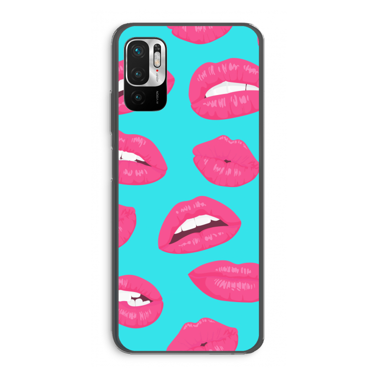 Bite my lip: Xiaomi Redmi Note 10 5G Transparant Hoesje