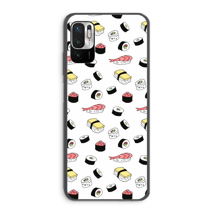 Sushi time: Xiaomi Redmi Note 10 5G Transparant Hoesje