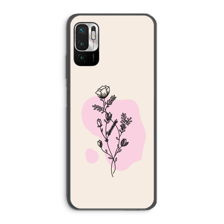 Roses are red: Xiaomi Redmi Note 10 5G Transparant Hoesje