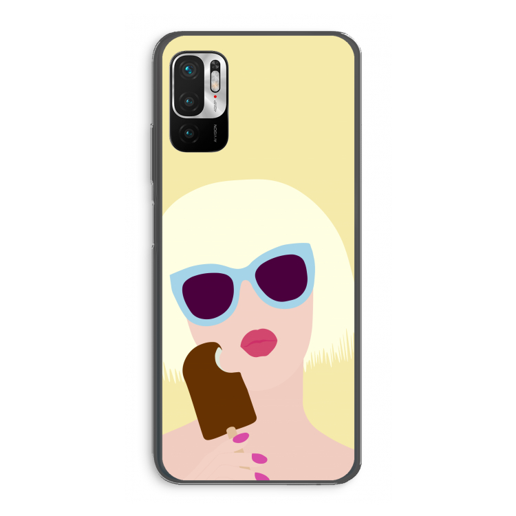 Ice cream: Xiaomi Redmi Note 10 5G Transparant Hoesje