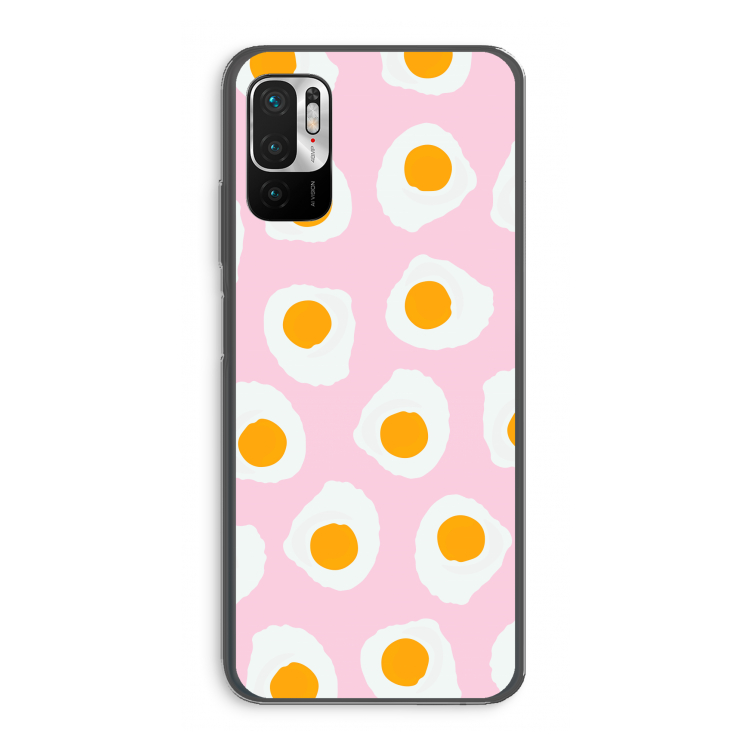 Dancing eggs: Xiaomi Redmi Note 10 5G Transparant Hoesje