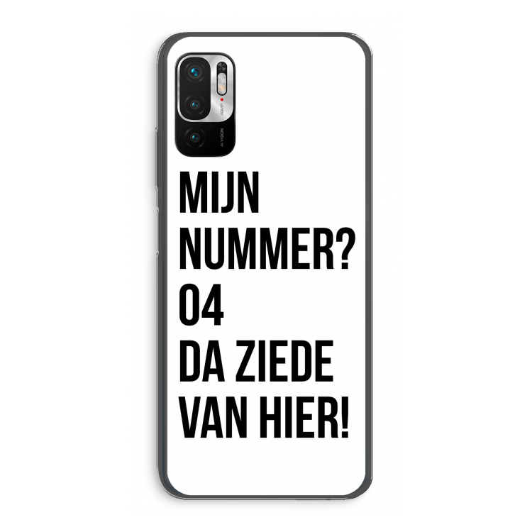 Da ziede van hier: Xiaomi Redmi Note 10 5G Transparant Hoesje