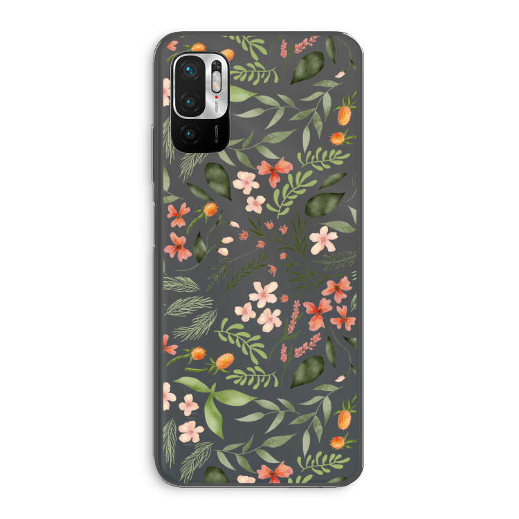 Sweet little flowers: Xiaomi Redmi Note 10 5G Transparant Hoesje