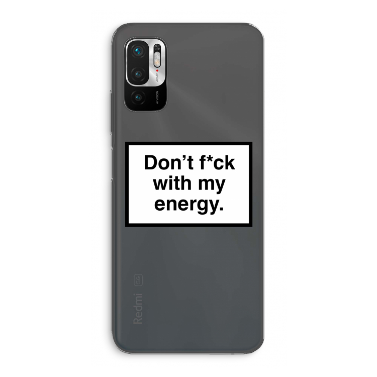 My energy: Xiaomi Redmi Note 10 5G Transparant Hoesje