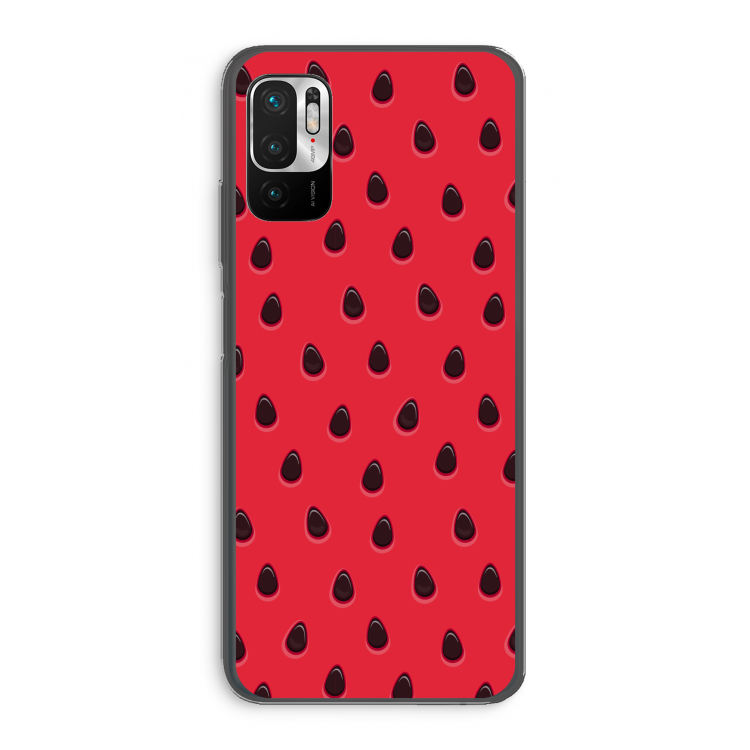 Watermelon: Xiaomi Redmi Note 10 5G Transparant Hoesje