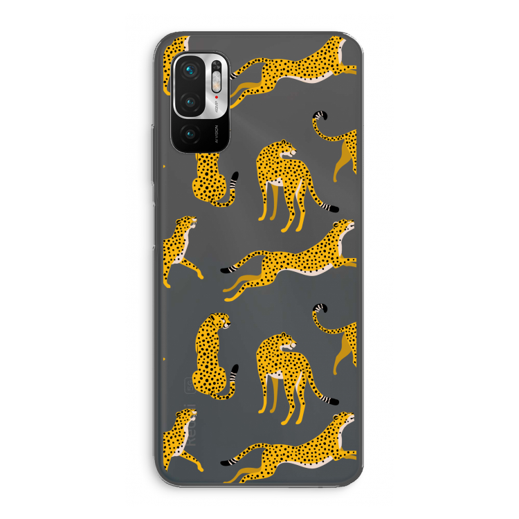 Luipaard: Xiaomi Redmi Note 10 5G Transparant Hoesje