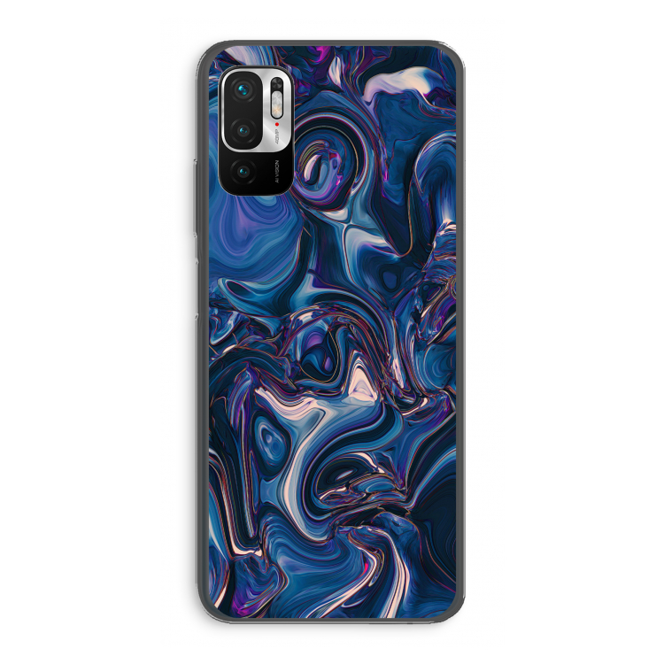 Mirrored Mirage: Xiaomi Redmi Note 10 5G Transparant Hoesje