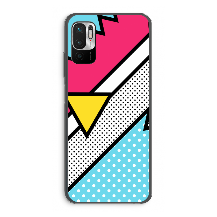 Pop Art #3: Xiaomi Redmi Note 10 5G Transparant Hoesje