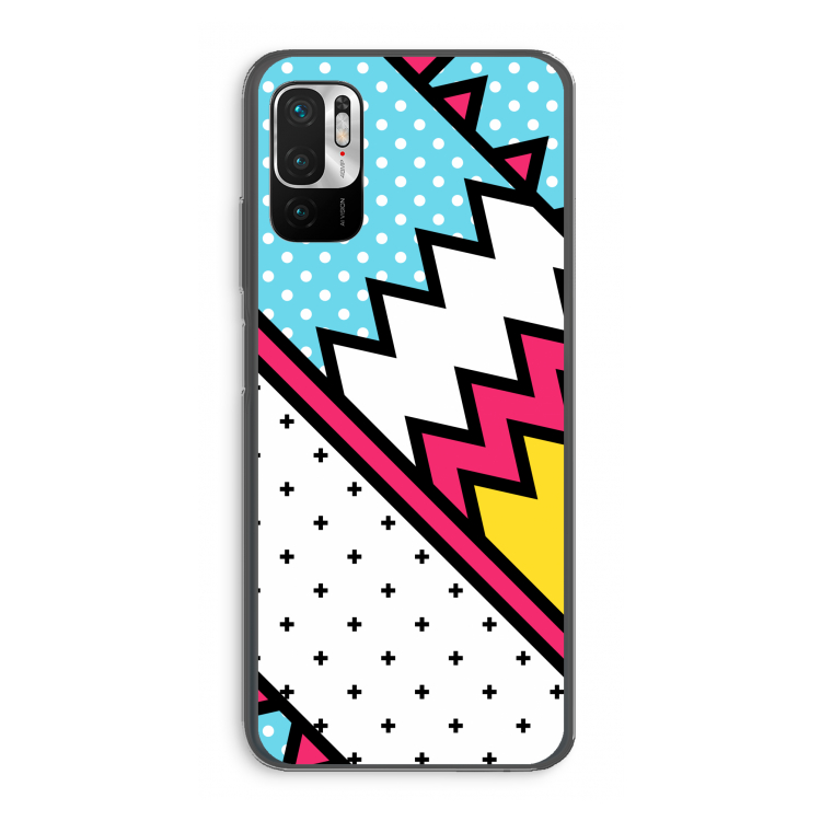 Pop Art #2: Xiaomi Redmi Note 10 5G Transparant Hoesje