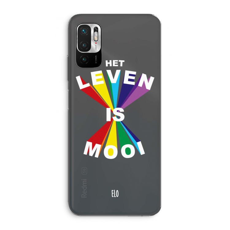 Het Leven Is Mooi: Xiaomi Redmi Note 10 5G Transparant Hoesje