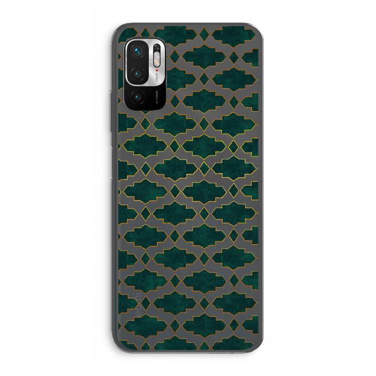 Moroccan tiles: Xiaomi Redmi Note 10 5G Transparant Hoesje