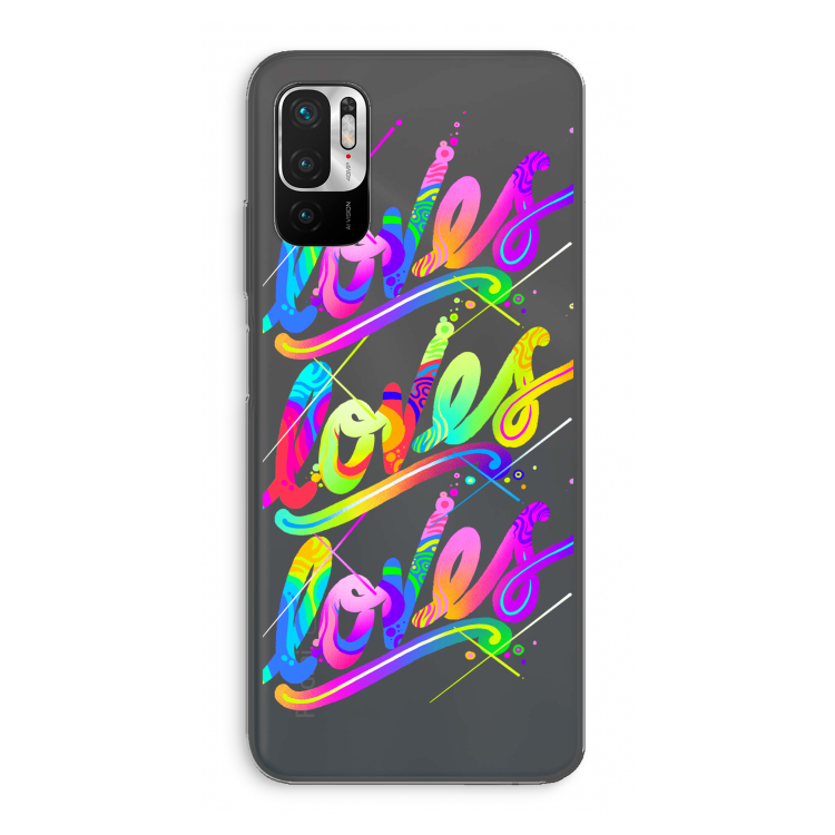 Loves: Xiaomi Redmi Note 10 5G Transparant Hoesje