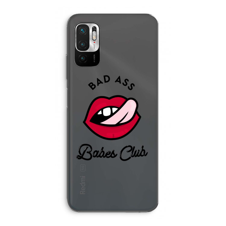 Badass Babes Club: Xiaomi Redmi Note 10 5G Transparant Hoesje