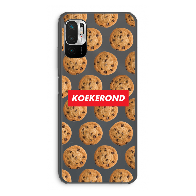 Koekerond: Xiaomi Redmi Note 10 5G Transparant Hoesje