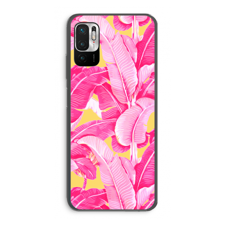 Pink Banana: Xiaomi Redmi Note 10 5G Transparant Hoesje