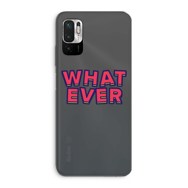 Whatever: Xiaomi Redmi Note 10 5G Transparant Hoesje