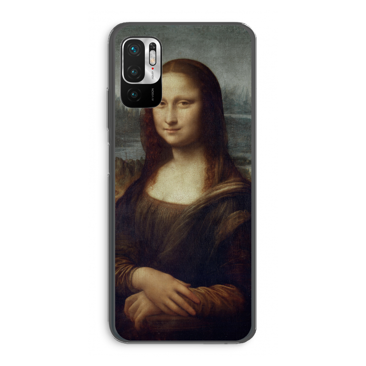 Mona Lisa: Xiaomi Redmi Note 10 5G Transparant Hoesje