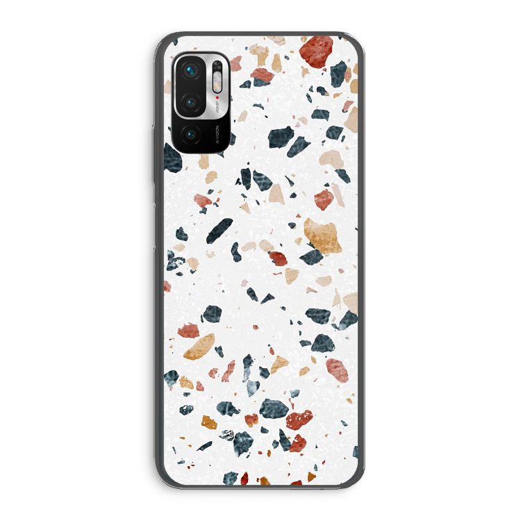 Terrazzo N°4: Xiaomi Redmi Note 10 5G Transparant Hoesje