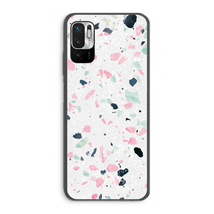 Terrazzo N°3: Xiaomi Redmi Note 10 5G Transparant Hoesje