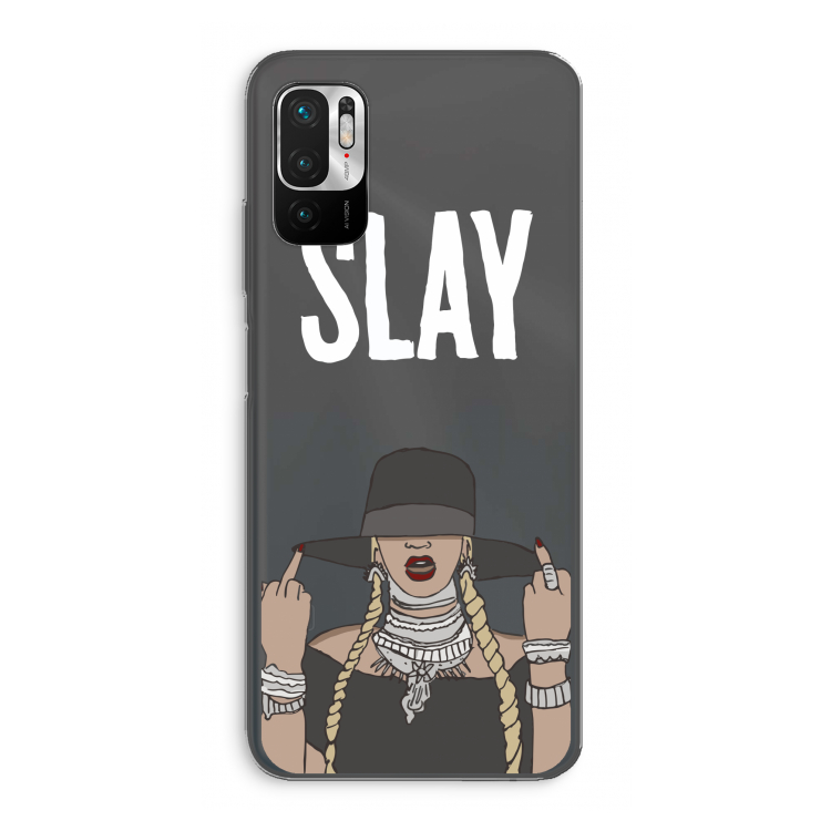 Slay All Day: Xiaomi Redmi Note 10 5G Transparant Hoesje