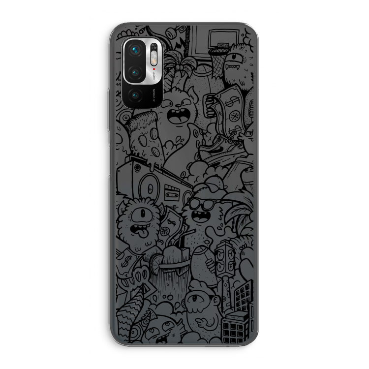 Vexx Black City : Xiaomi Redmi Note 10 5G Transparant Hoesje