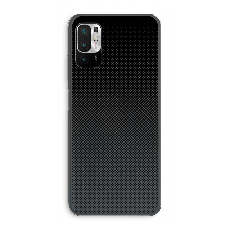 Musketon Halftone: Xiaomi Redmi Note 10 5G Transparant Hoesje