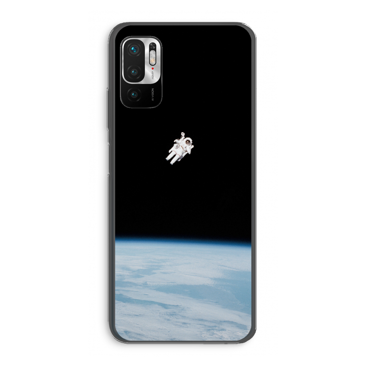 Alone in Space: Xiaomi Redmi Note 10 5G Transparant Hoesje