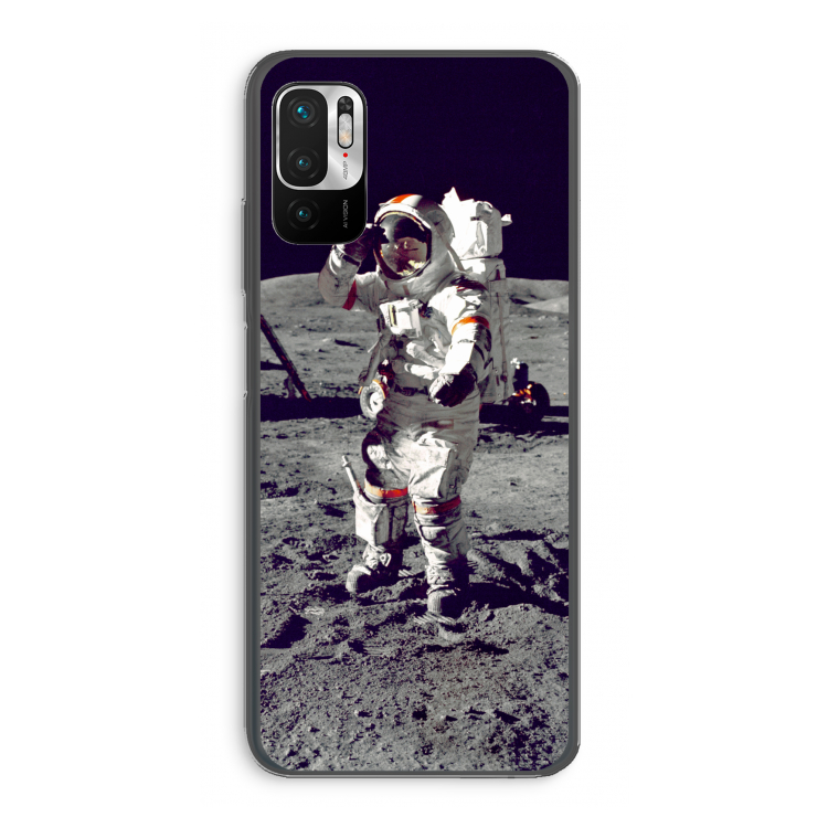 Spaceman: Xiaomi Redmi Note 10 5G Transparant Hoesje