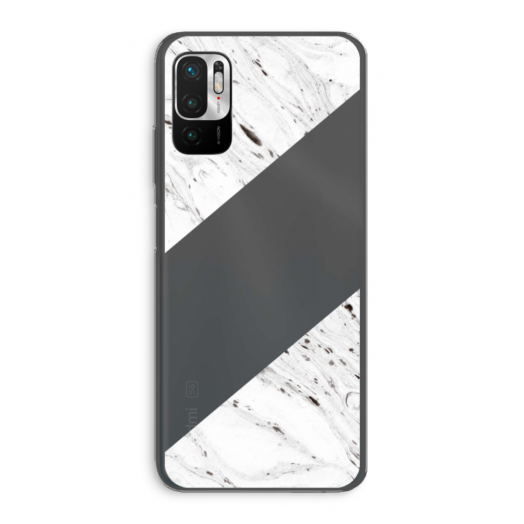 Biggest stripe: Xiaomi Redmi Note 10 5G Transparant Hoesje