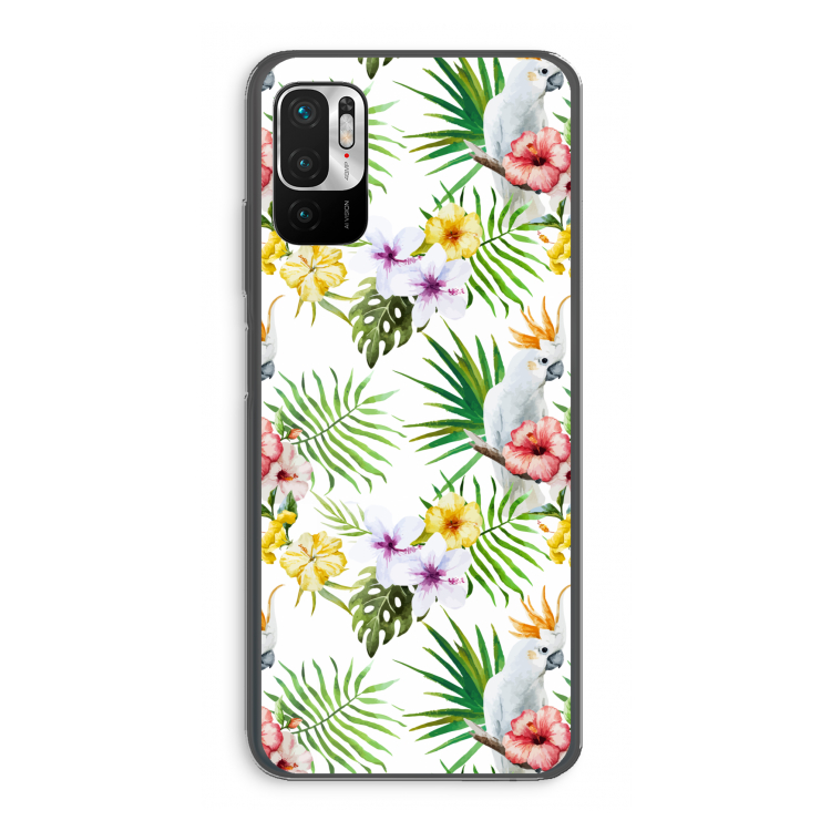 Gele kuif: Xiaomi Redmi Note 10 5G Transparant Hoesje