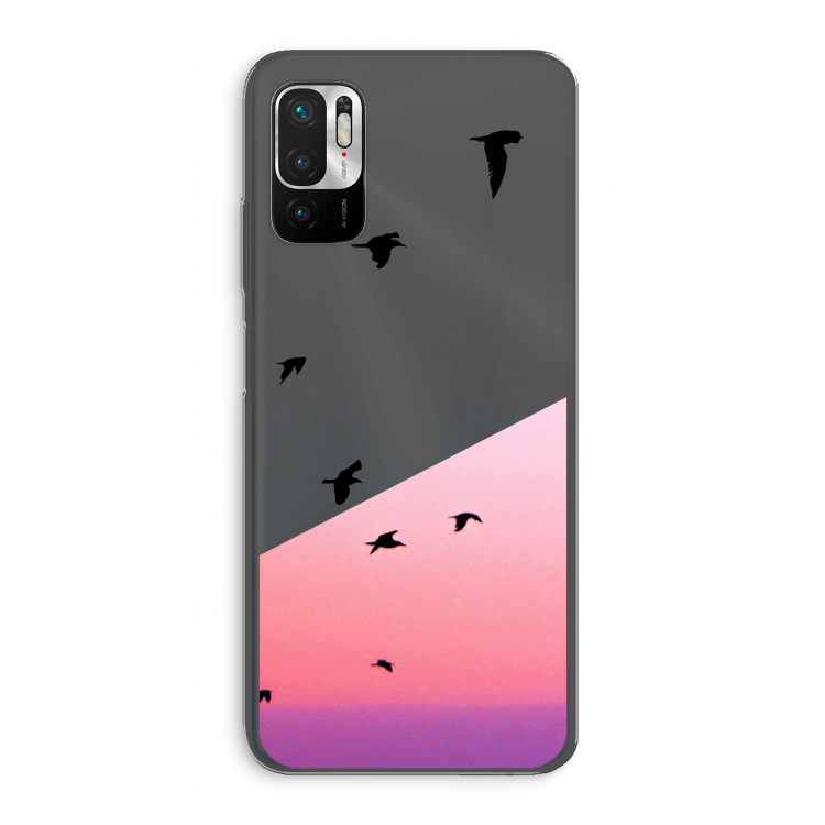 Fly away: Xiaomi Redmi Note 10 5G Transparant Hoesje