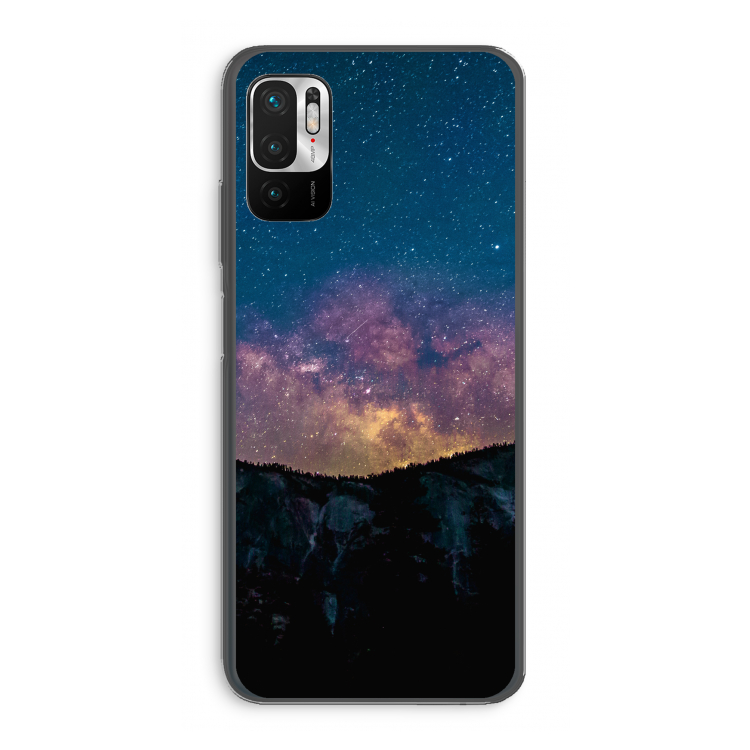 Travel to space: Xiaomi Redmi Note 10 5G Transparant Hoesje