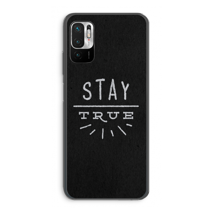 Stay true: Xiaomi Redmi Note 10 5G Transparant Hoesje