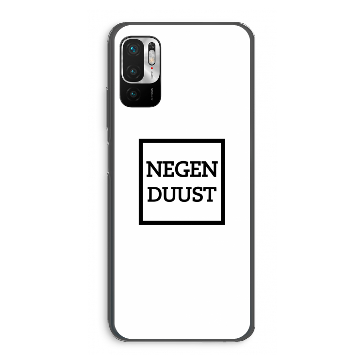 Negenduust vierkant: Xiaomi Redmi Note 10 5G Transparant Hoesje