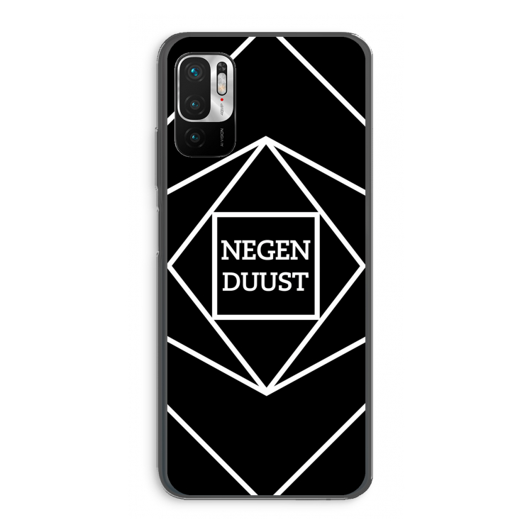 Negenduust geometrisch: Xiaomi Redmi Note 10 5G Transparant Hoesje