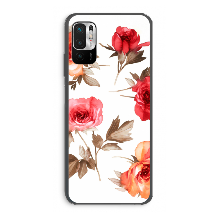 Roosjes: Xiaomi Redmi Note 10 5G Transparant Hoesje