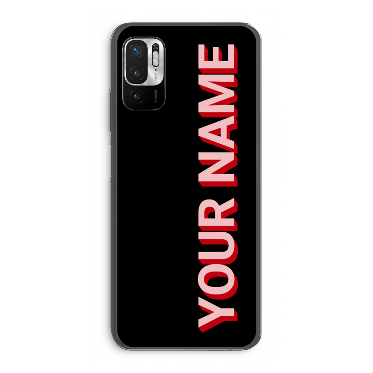 Namecase: Xiaomi Redmi Note 10 5G Transparant Hoesje