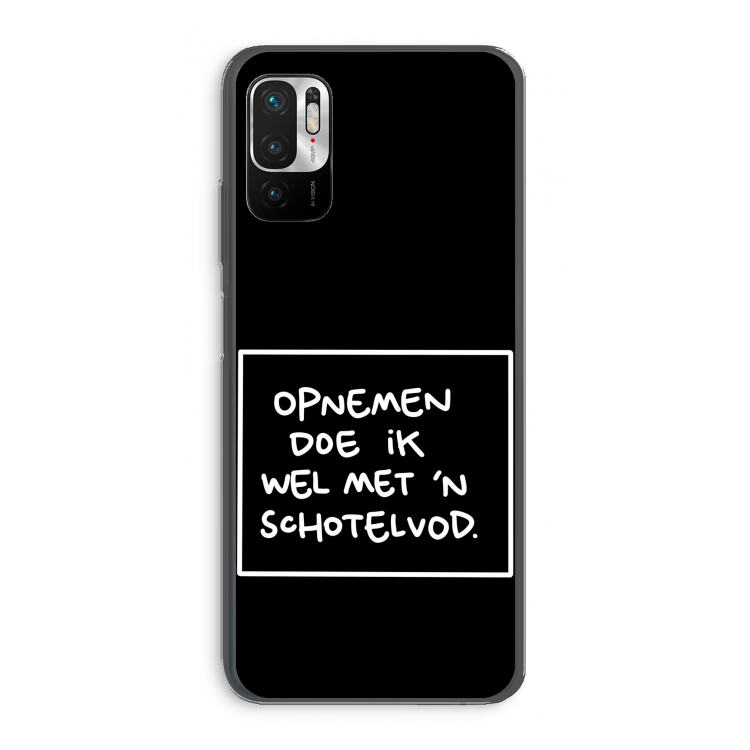 Schotelvod: Xiaomi Redmi Note 10 5G Transparant Hoesje