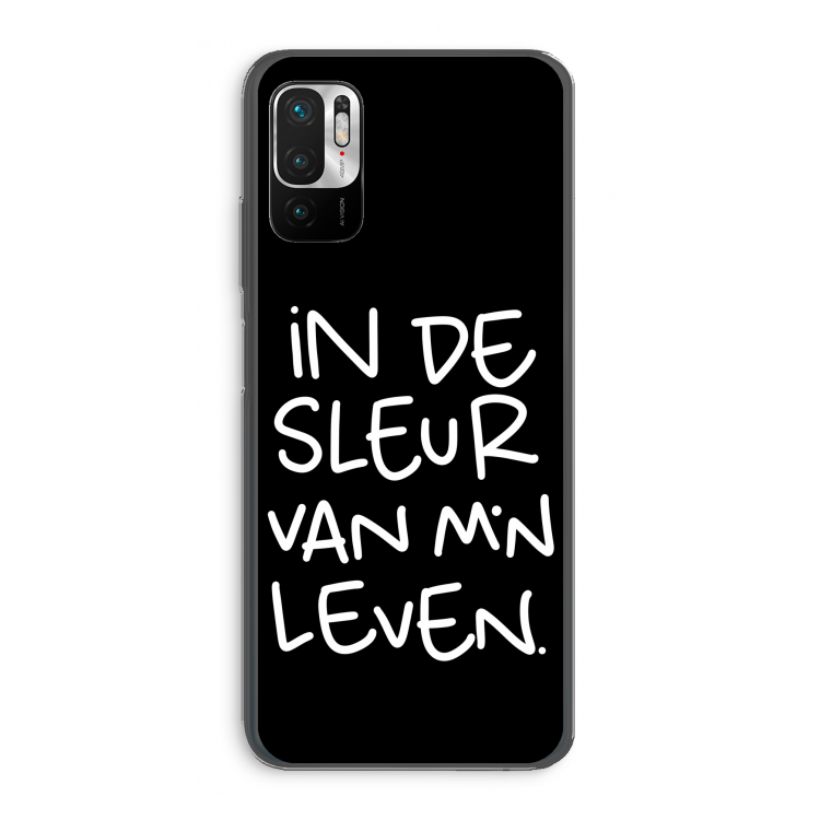 De Sleur: Xiaomi Redmi Note 10 5G Transparant Hoesje