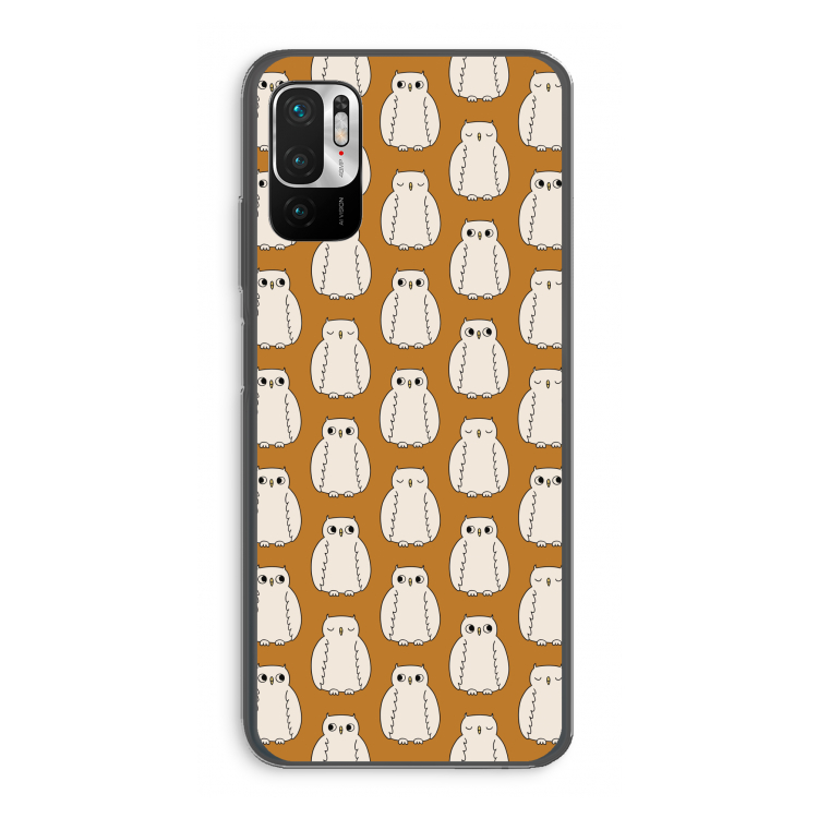 Uilen: Xiaomi Redmi Note 10 5G Transparant Hoesje
