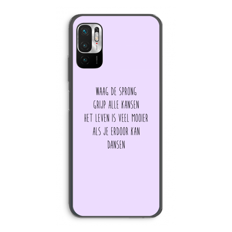 Sprong: Xiaomi Redmi Note 10 5G Transparant Hoesje